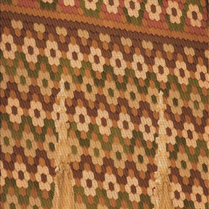 Machine Washable Transitional Orange Rug, wshpat2844org