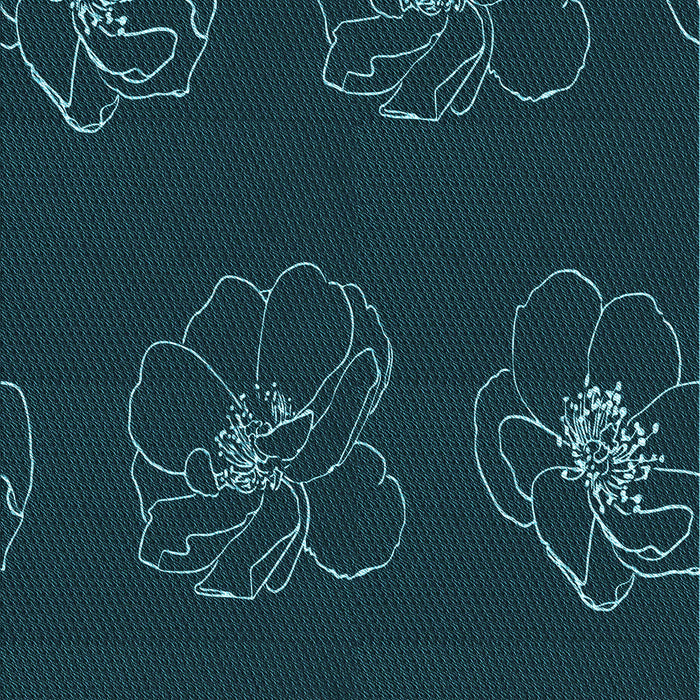 Machine Washable Transitional Teal Green Rug, wshpat2845lblu