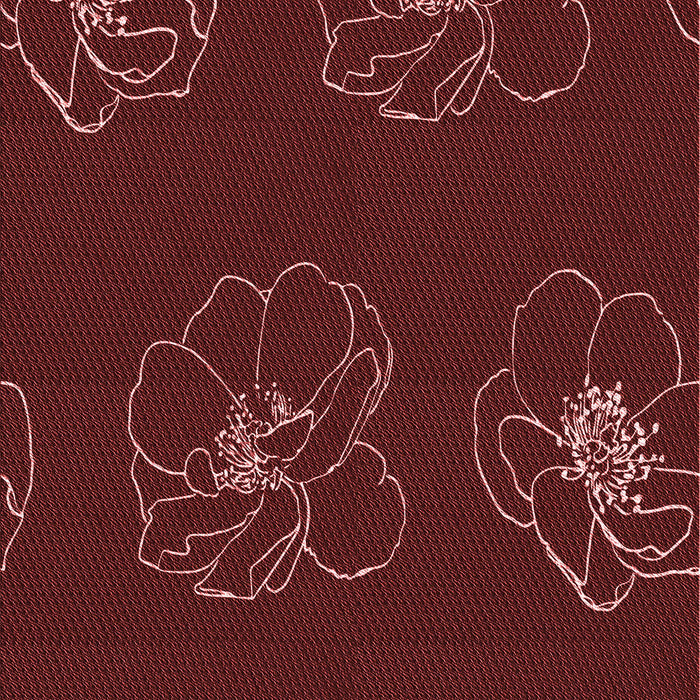 Patterned Fire Brick Red Rug, pat2845rd