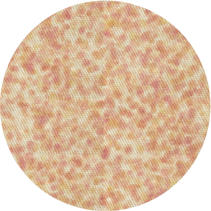 Square Patterned Orange Rug, pat2846brn