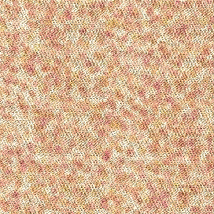 Round Machine Washable Transitional Orange Rug, wshpat2846brn