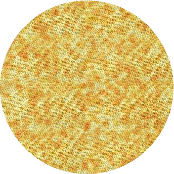 Square Machine Washable Transitional Bold Yellow Rug in a Living Room, wshpat2846yw