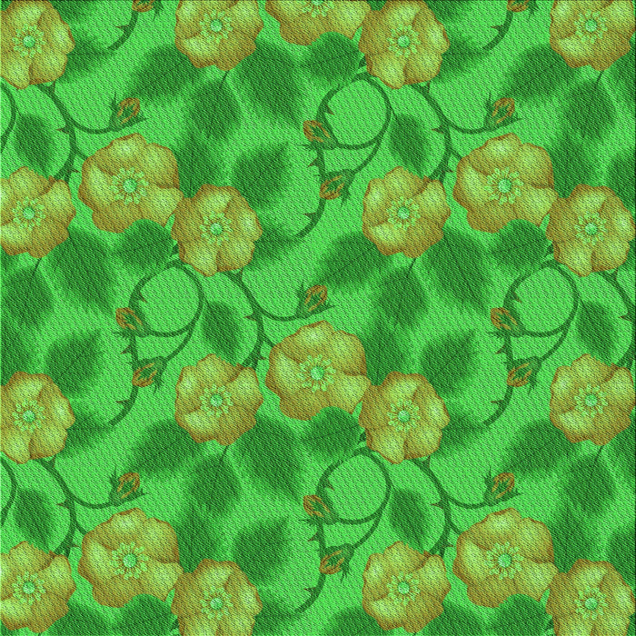 Round Machine Washable Transitional Dark Lime Green Rug, wshpat2847grn