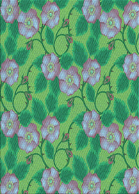 Machine Washable Transitional Green Rug, wshpat2847lblu