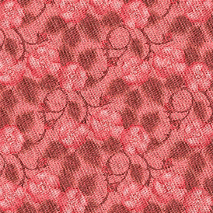 Round Machine Washable Transitional Red Rug, wshpat2847rd