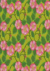 Patterned Sienna Brown Abstract Machine Washable Rug, wshpat2847