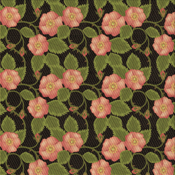 Round Machine Washable Transitional Bakers Brown Rug, wshpat2848brn