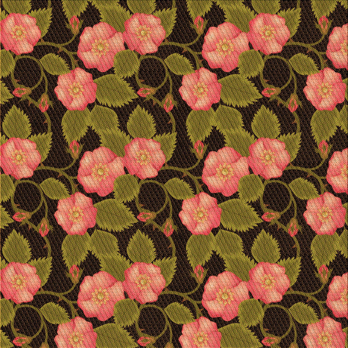 Round Machine Washable Transitional Cinnamon Brown Rug, wshpat2848org