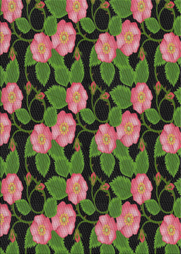 Patterned Bakers Brown Abstract Machine Washable Rug, wshpat2848