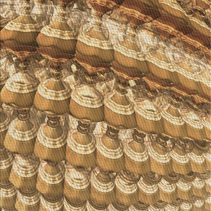 Patterned Saddle Brown Rug, pat285brn