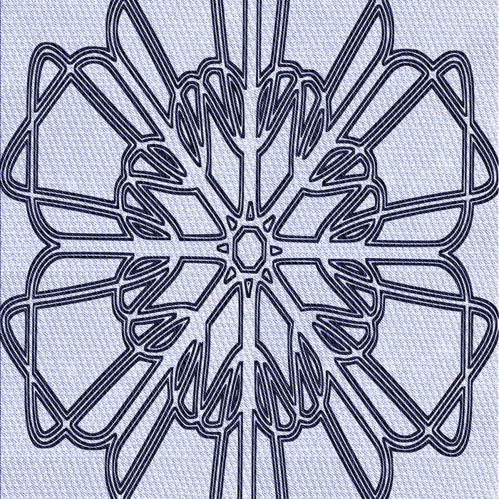 Machine Washable Transitional Lavender Blue Rug, wshpat2850blu