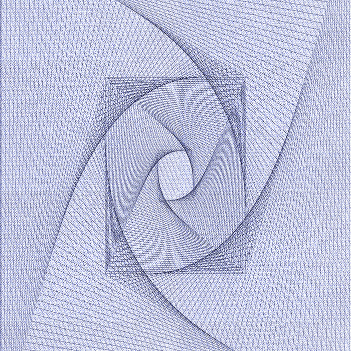 Patterned Lavender Blue Rug, pat2851blu