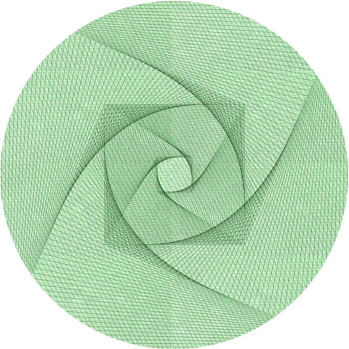 Square Patterned Mint Green Rug, pat2851grn