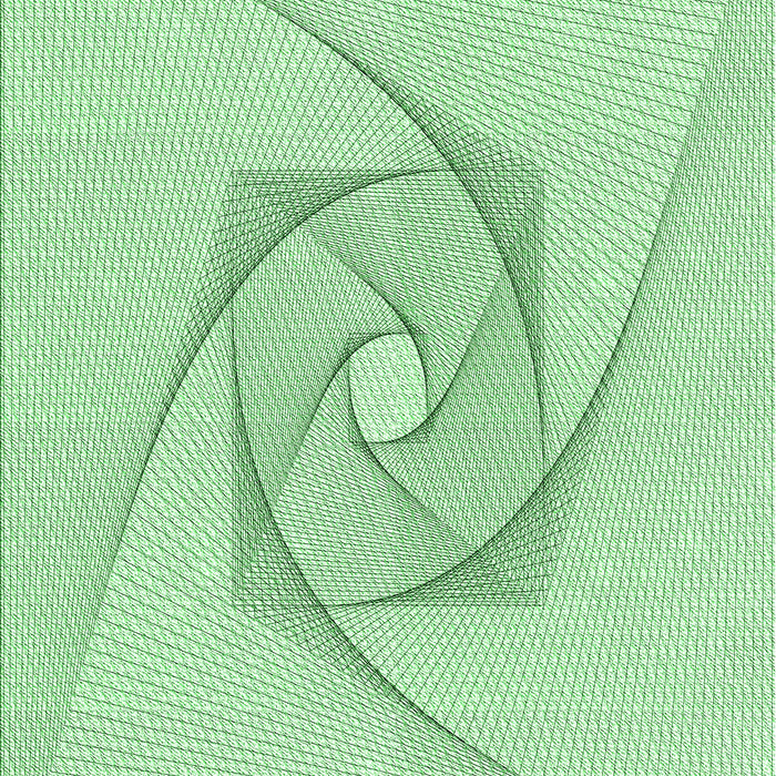 Patterned Mint Green Rug, pat2851grn