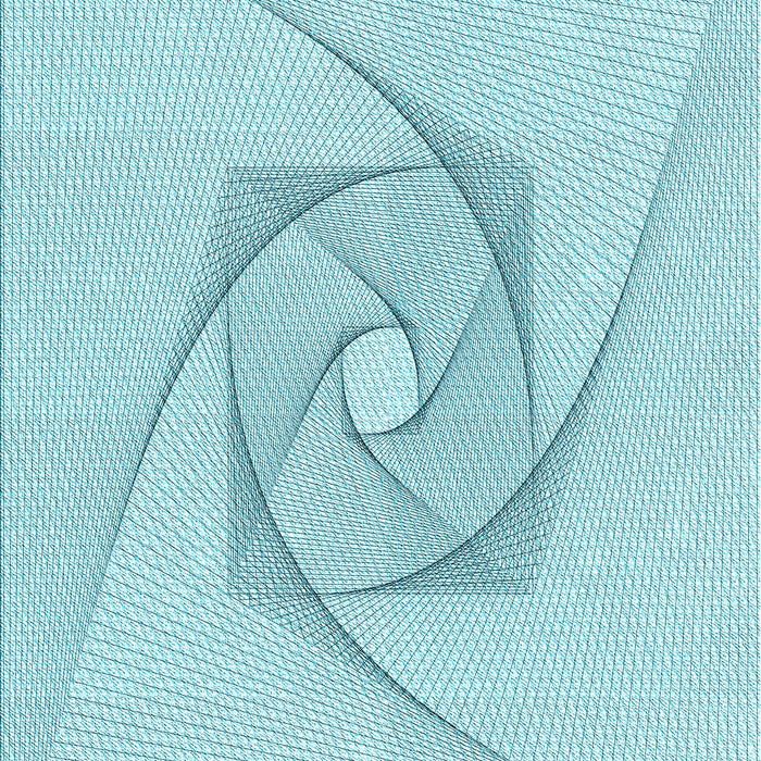 Patterned Electric Blue Rug, pat2851lblu