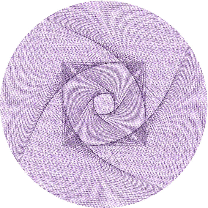 Square Machine Washable Transitional Bright Lilac Purple Rug in a Living Room, wshpat2851pur