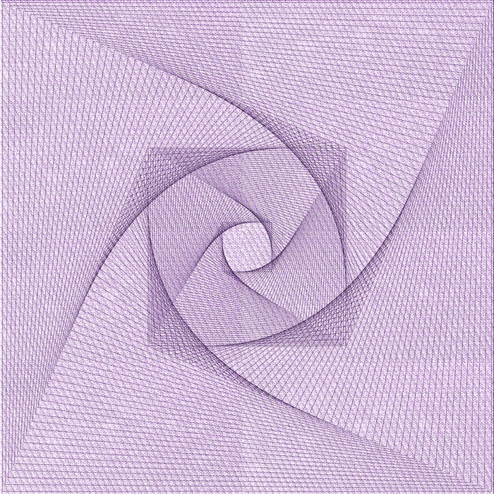 Round Machine Washable Transitional Bright Lilac Purple Rug, wshpat2851pur