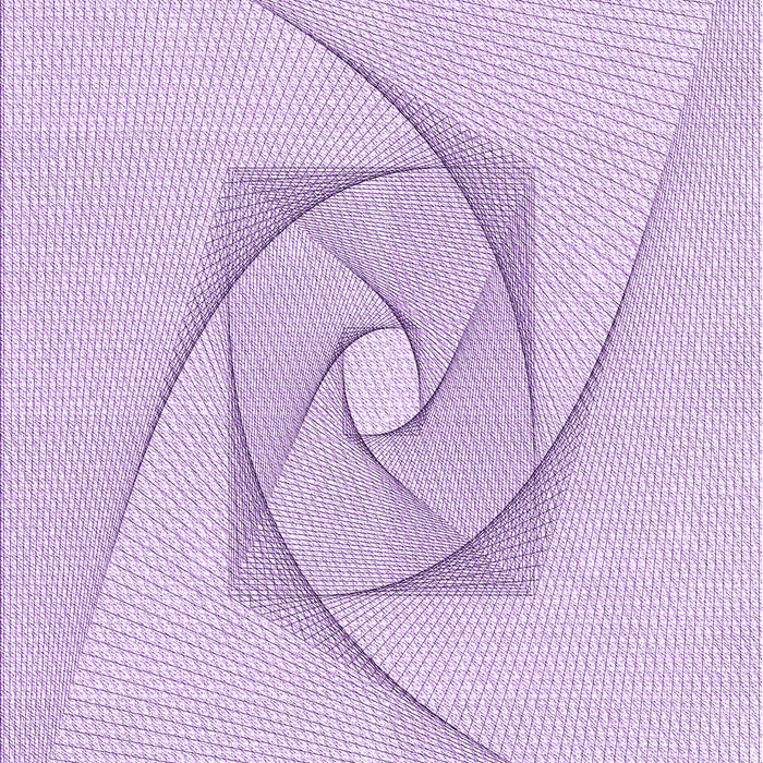 Machine Washable Transitional Bright Lilac Purple Rug, wshpat2851pur