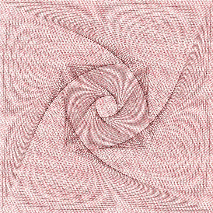 Round Machine Washable Transitional Pastel Red Pink Rug, wshpat2851rd