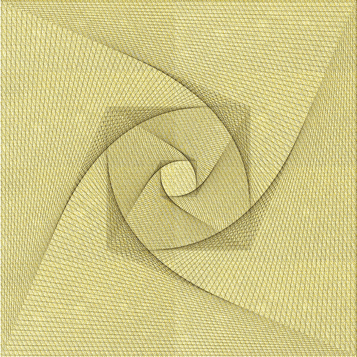 Round Patterned Brown Rug, pat2851yw