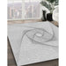 Machine Washable Transitional White Smoke Rug in a Family Room, wshpat2851
