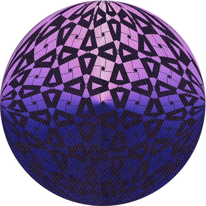 Square Patterned Dark Orchid Purple Rug, pat2852pur