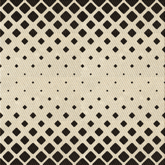 Round Patterned Wheat Beige Rug, pat2853brn