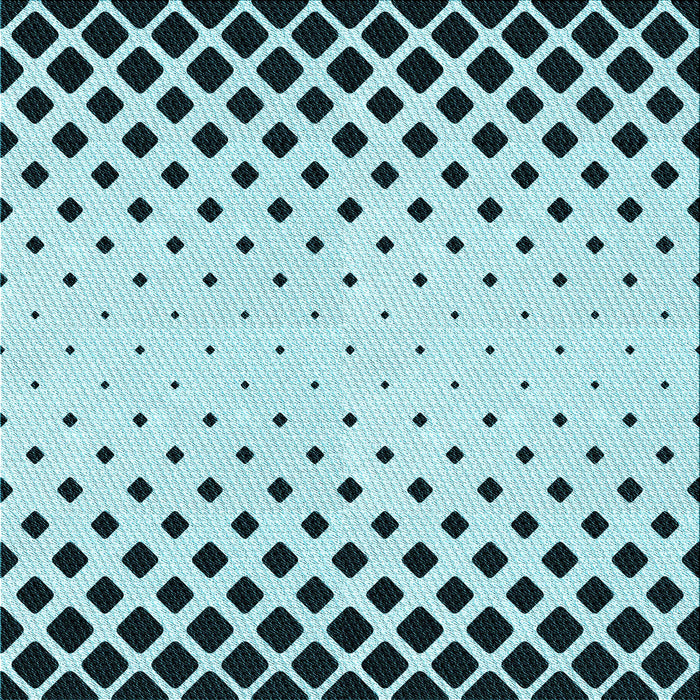 Round Machine Washable Transitional Electric Blue Rug, wshpat2853lblu