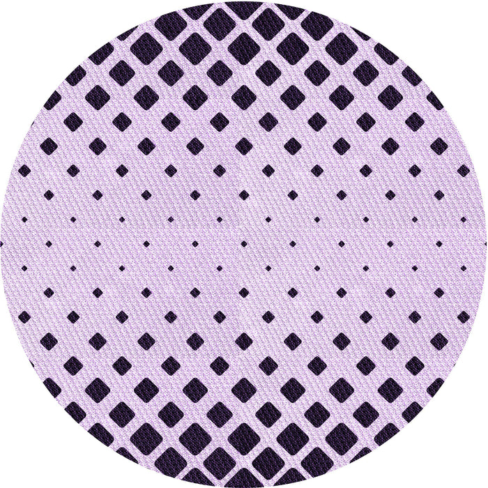 Square Patterned Bright Grape Purple Rug, pat2853pur
