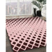 Machine Washable Transitional Light Rose Pink Rug in a Family Room, wshpat2853rd