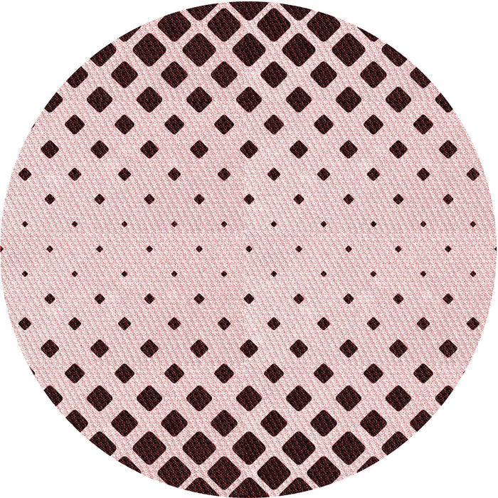 Square Machine Washable Transitional Light Rose Pink Rug in a Living Room, wshpat2853rd