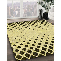 Patterned Oak Brown Rug, pat2853yw