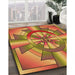 Machine Washable Transitional Mahogany Brown Rug in a Family Room, wshpat2854org