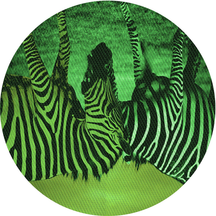 Square Patterned Dark Forest Green Rug, pat2855grn