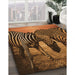 Machine Washable Transitional Orange Rug in a Family Room, wshpat2855org