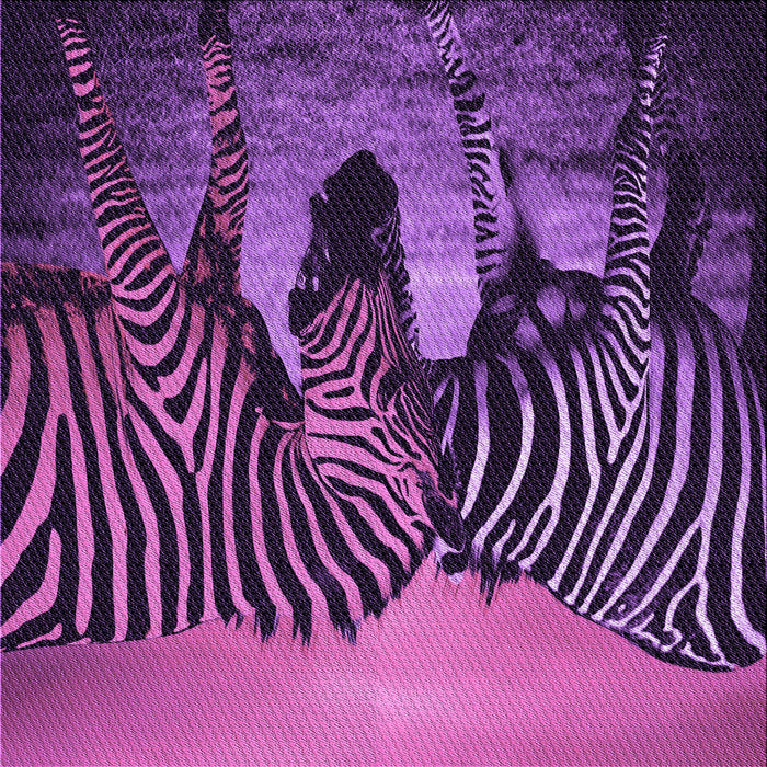 Round Patterned Dark Purple Rug, pat2855pur