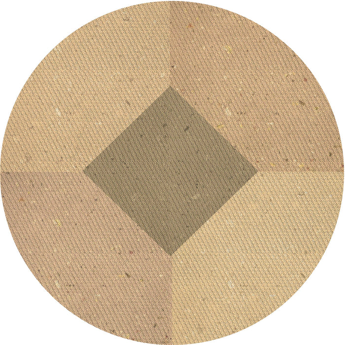 Square Patterned Bronze Brown Rug, pat2856brn