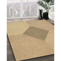 Patterned Bronze Brown Rug, pat2856brn