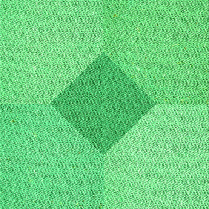 Round Machine Washable Transitional Neon Green Rug, wshpat2856grn
