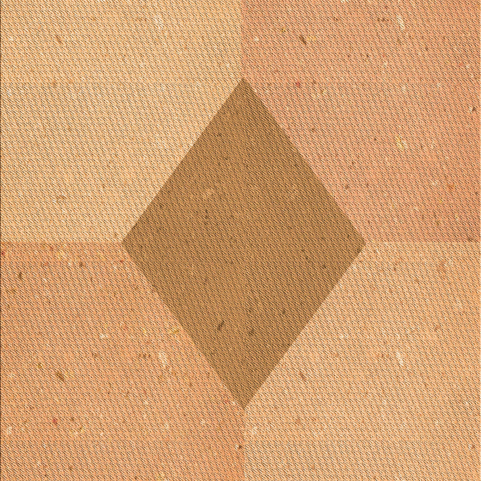 Patterned Yellow Orange Rug, pat2856org
