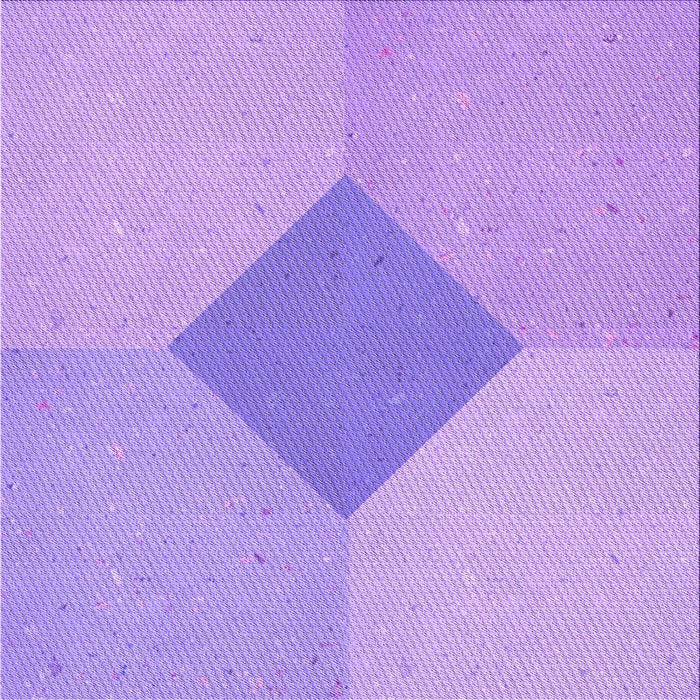 Round Patterned Purple Rug, pat2856pur