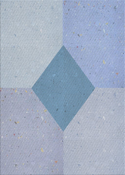 Patterned Steel Blue Novelty Rug, pat2856