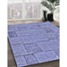 Machine Washable Transitional Purple Mimosa Purple Rug in a Family Room, wshpat2858blu