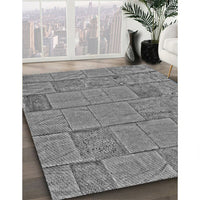 Patterned Ash Gray Rug, pat2858gry