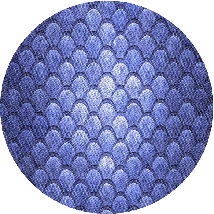 Square Patterned Sky Blue Rug, pat2859blu