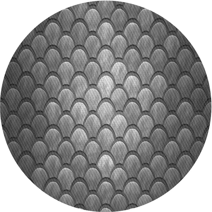 Square Machine Washable Transitional Gunmetal Gray Rug in a Living Room, wshpat2859gry
