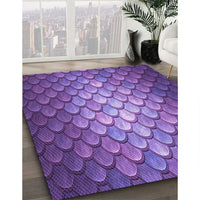 Patterned Purple Rug, pat2859pur