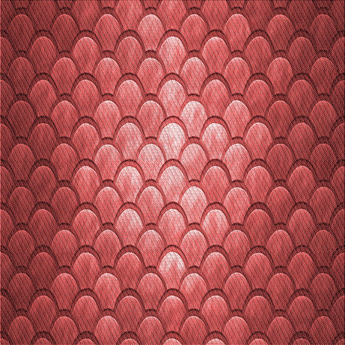 Round Patterned Red Rug, pat2859rd