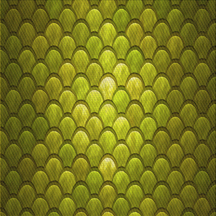 Round Patterned Green Rug, pat2859yw