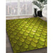 Machine Washable Transitional Green Rug in a Family Room, wshpat2859yw